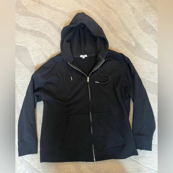 Garage Tops - Garage Black Zip Up Hoodie size small